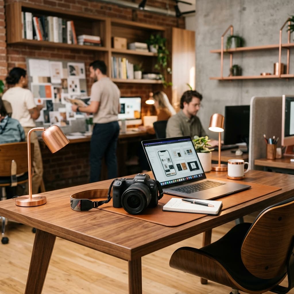 Commercial brand photography produced by Alynto for a client website, showing the kind of original product and environment imagery we shoot so businesses are not relying on stock photos that competitors in the same market have also licensed.